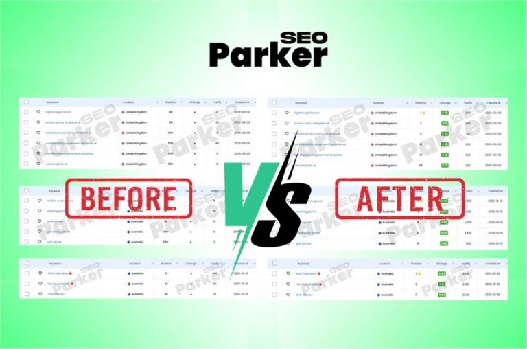 Before and After: Website Traffic Snapshots